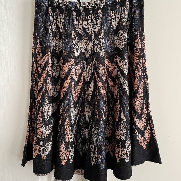 BCBGMAXAZRIA Albie Multi-color skirt size L NWT - Picture 2 of 4